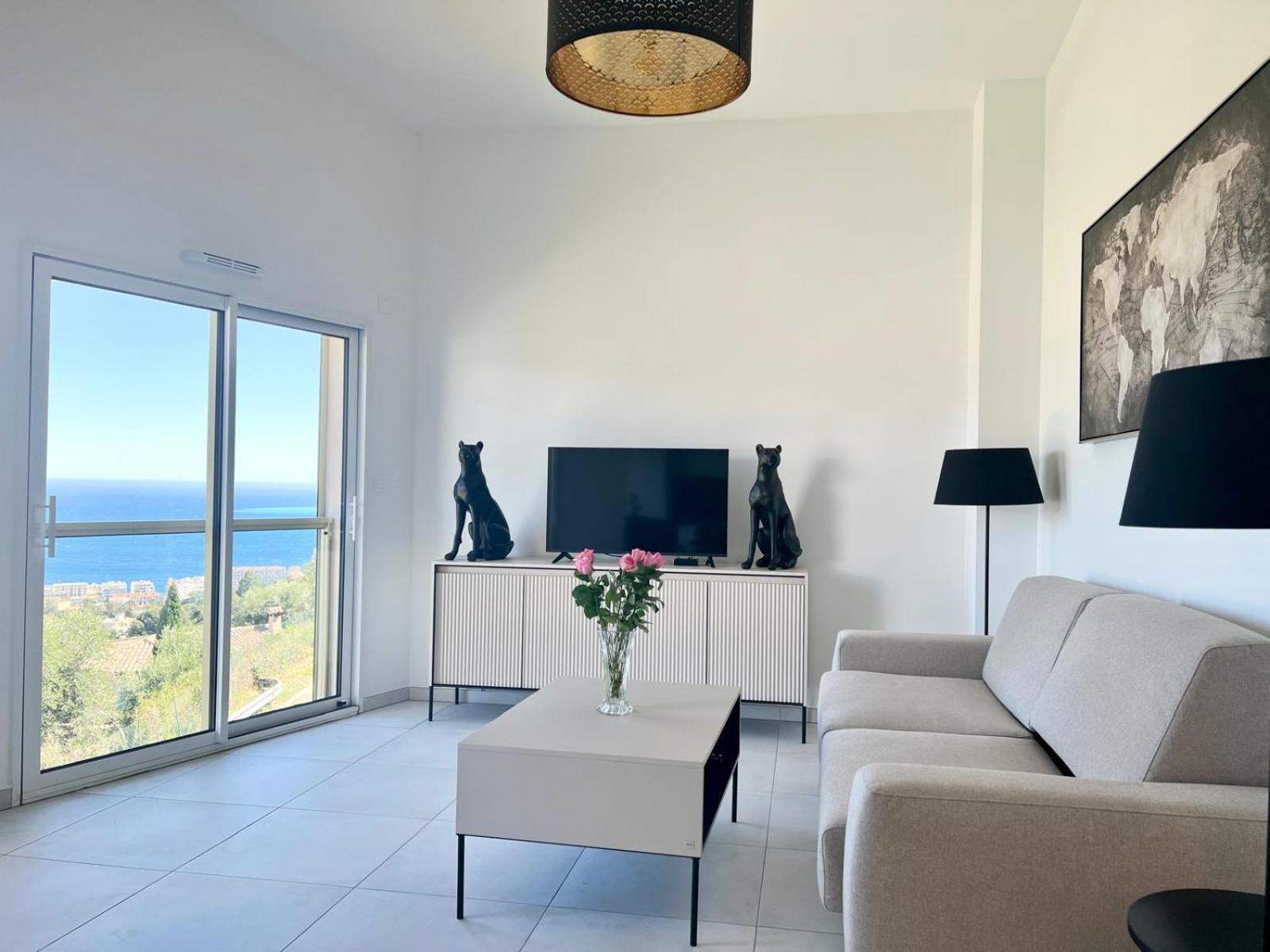 Panoramic Sea View Appartment Blue Pearl Nice Exterior foto