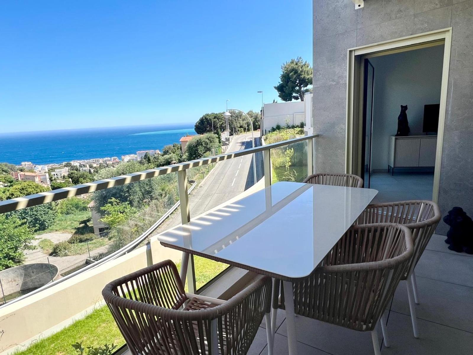 Panoramic Sea View Appartment Blue Pearl Nice Exterior foto